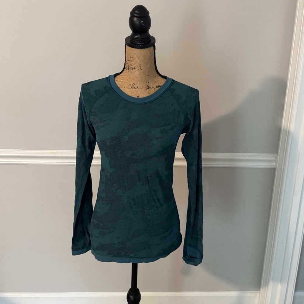 Teal Long Sleeve Top